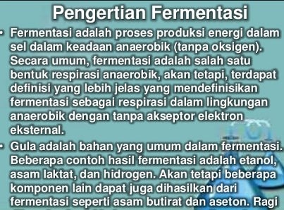 Jelaskan perbedaan antara fermentasi alkohol dan fermentasi cuka