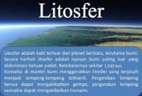 √ Pengertian Litosfer : Pembagian, Komposisi dan Macamnya