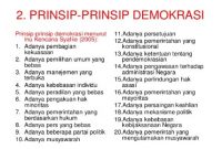 Prinsip Demokrasi