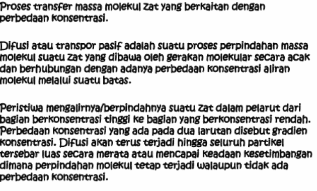 Apa Itu Difusi Pengertian Jenis Faktor Dan Contohnya