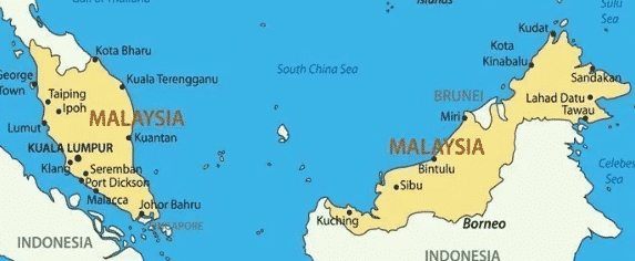 peta negara malaysia