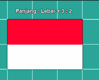 Ukuran Bendera Merah Putih